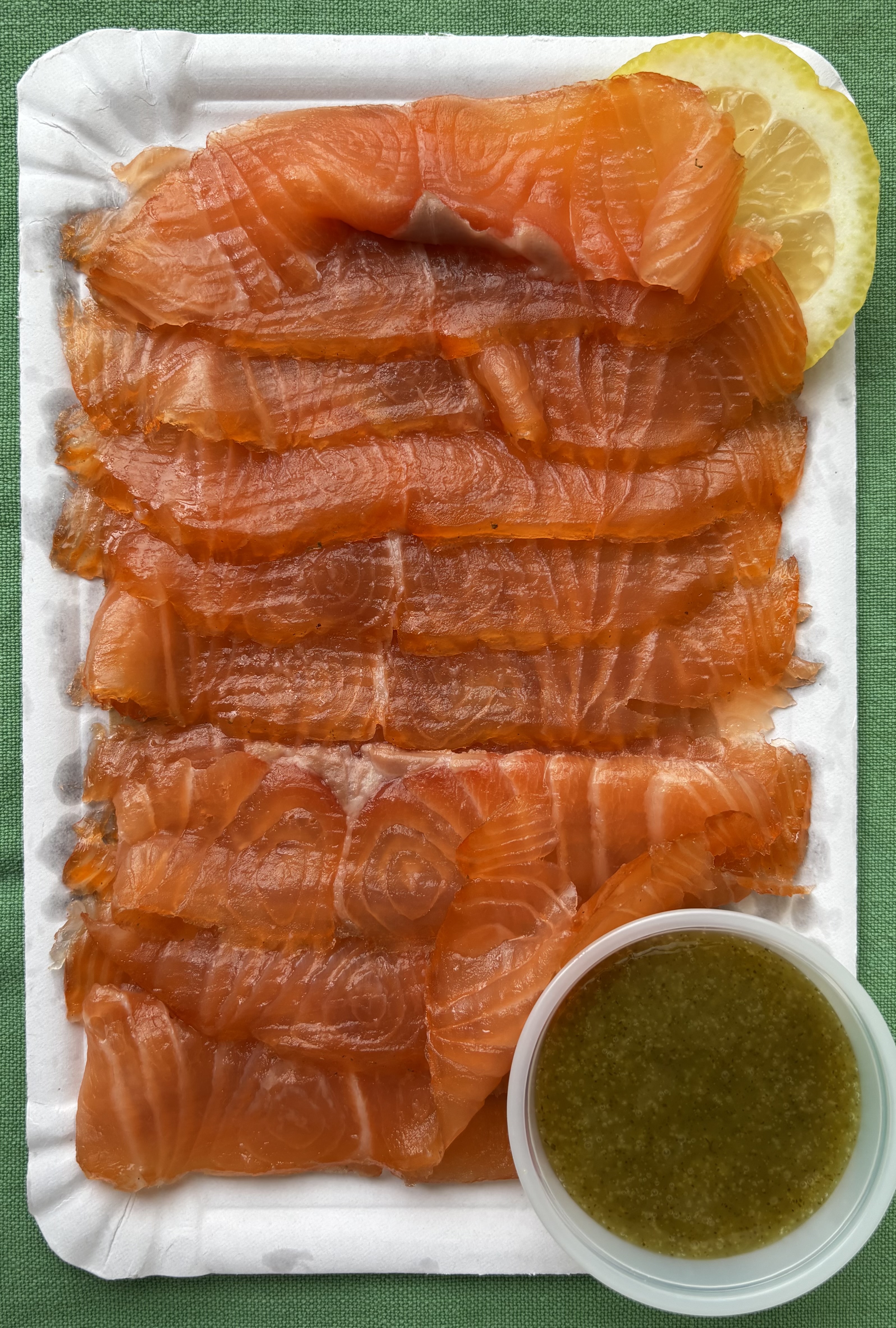 Cured Salmon + Mustard & Dill Sauce